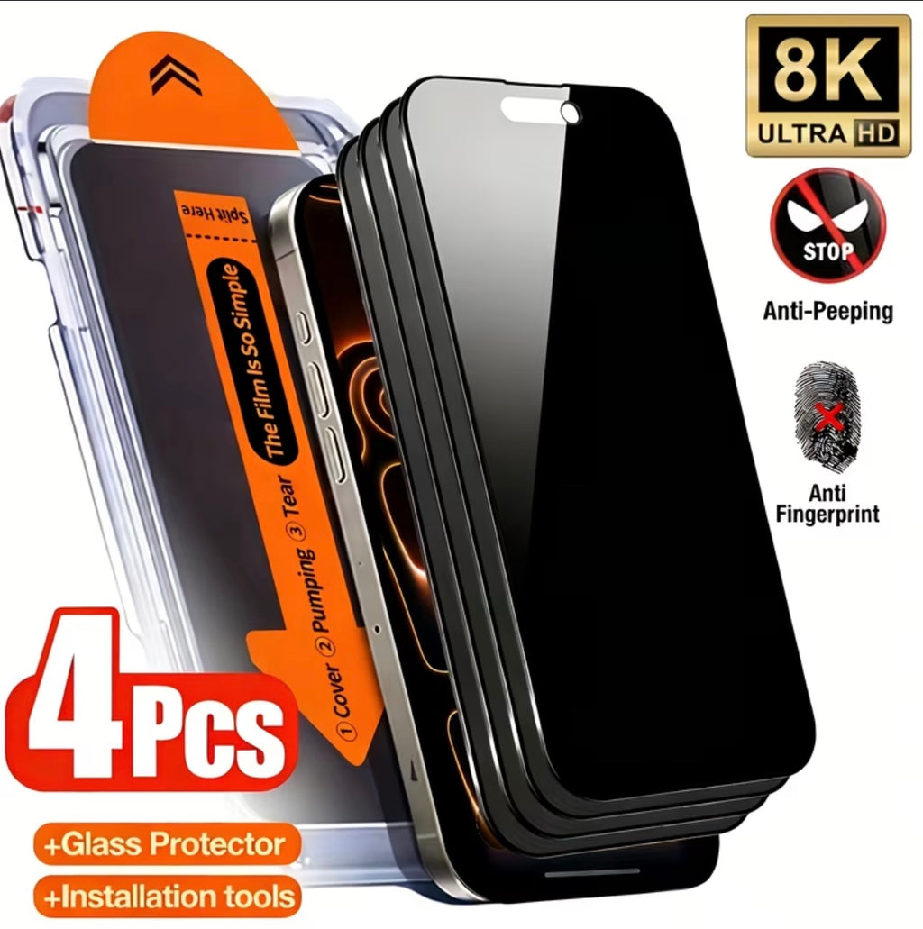 📱 iPhone 17 Pro Max Privacy Screen Protector (4 Pack) 📱