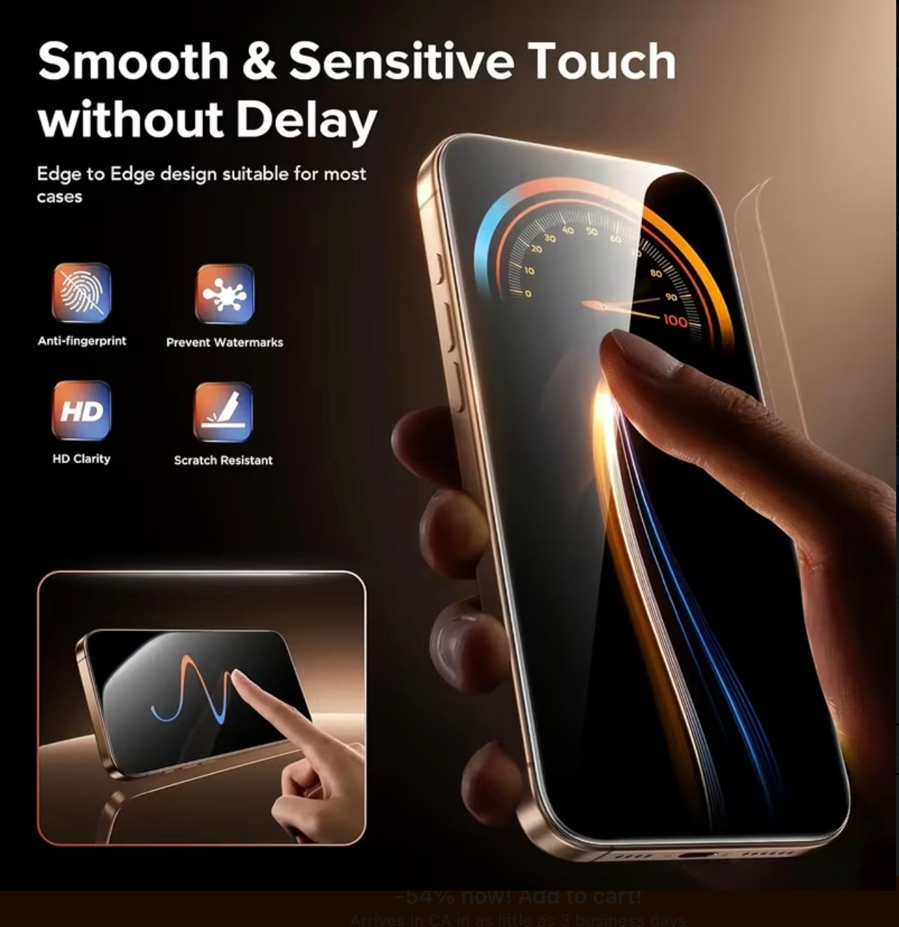 📱 iPhone 17 Pro Max Privacy Screen Protector (4 Pack) 📱