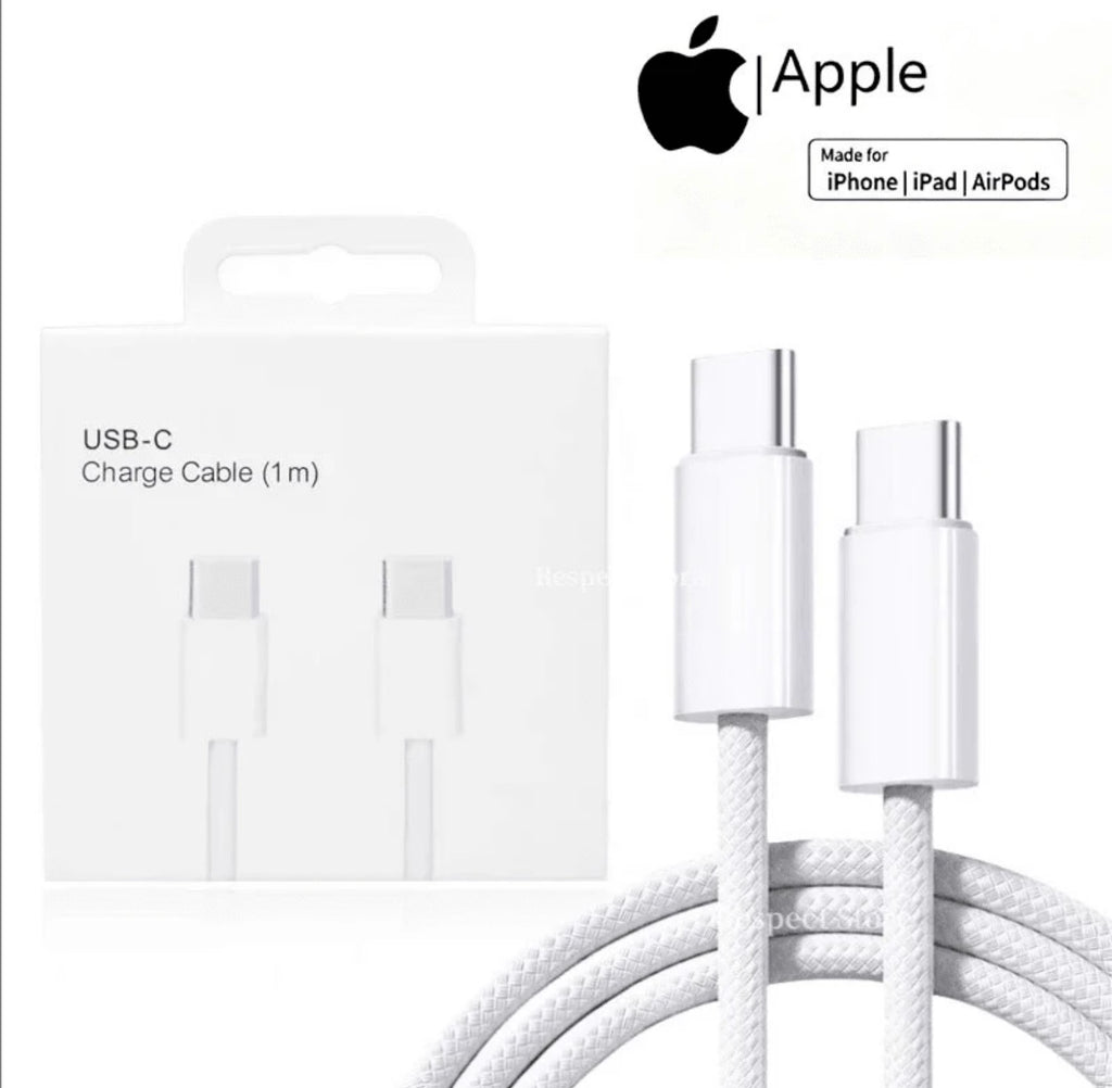Genuine Apple USB-C to USB-C Fast Charging Cable 1M (Original Apple)